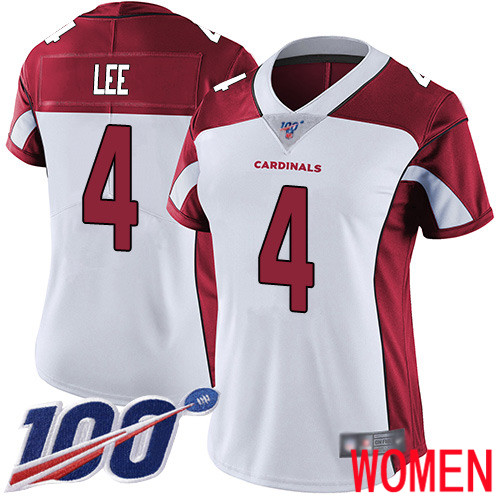 Arizona Cardinals Limited White Women Andy Lee Road Jersey NFL Football #4 100th Season Vapor Untouchable